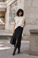 Oversize Basic Triko Süveter - Gri