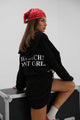 Beli Lastikli Fermuarlı Sweatshirt - Siyah
