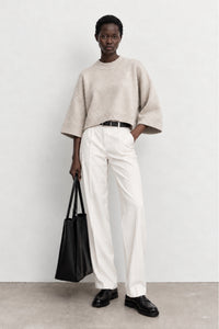Batwing Sleeve Cape Knit Sweater
