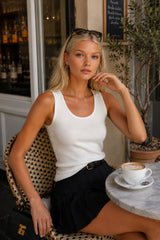 Oval Yaka Basic Triko Top