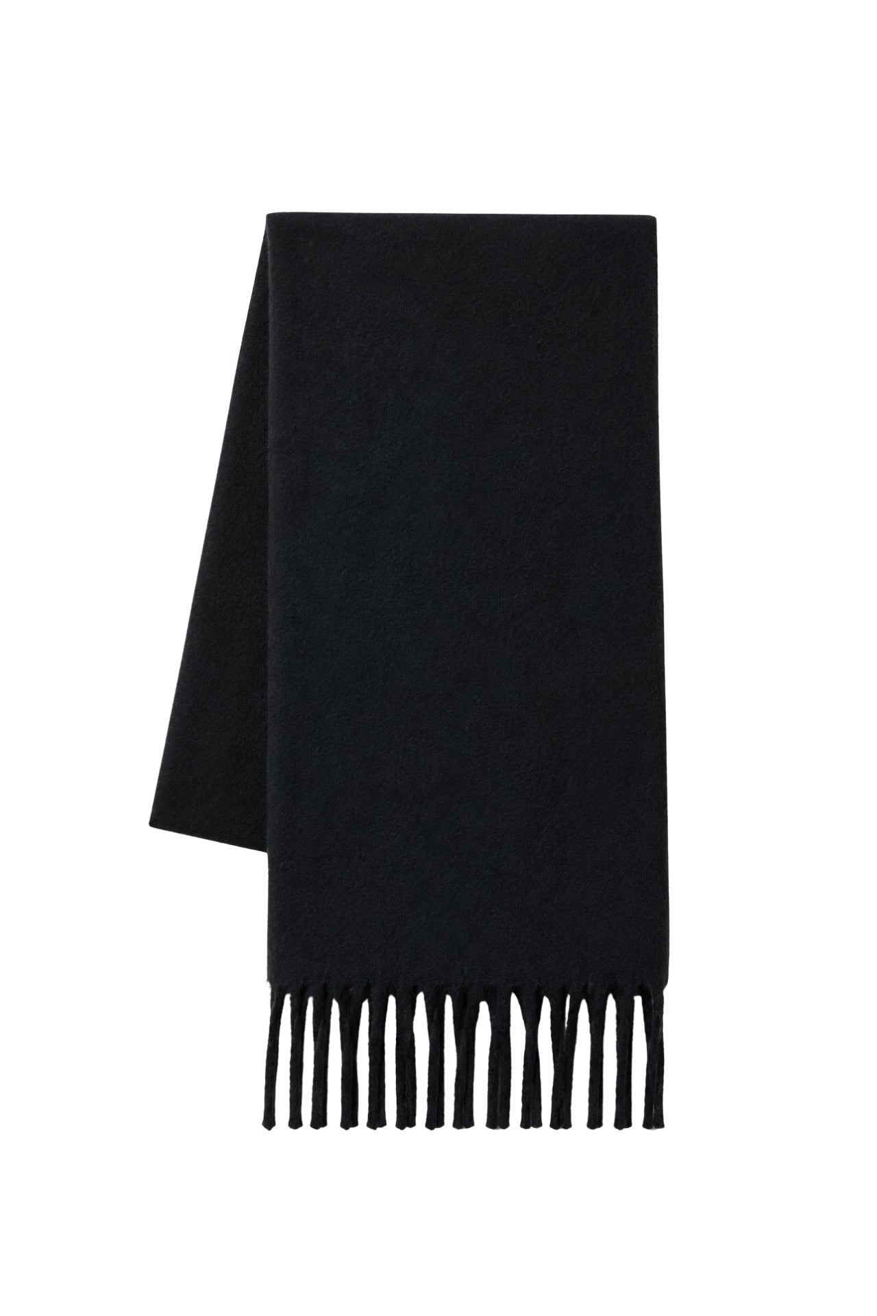 Yumuşak Dokulu Basic Atkı - Siyah