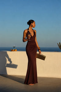 Accessory Detail Maxi Dress